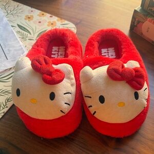 Hello Kitty Red Slippers